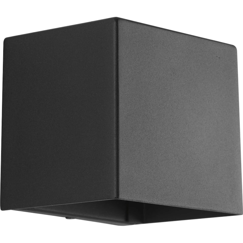 Progress Lighting Cornice 6" Wide LED Outdoor Wall Sconce - Black