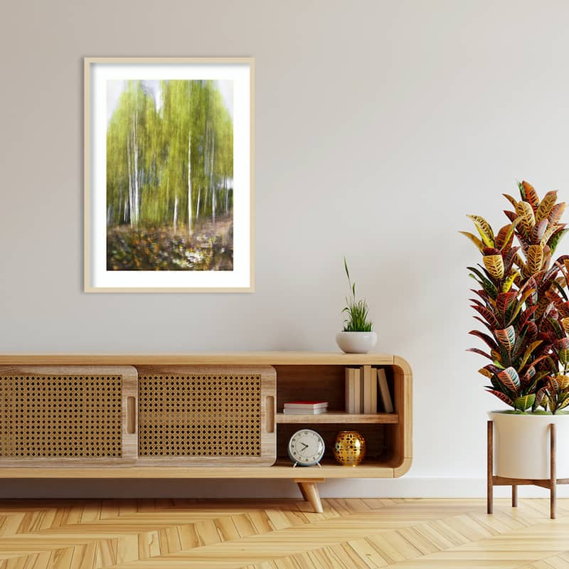 Spring grove by Christina Sillen Wood Framed Wall Art Print