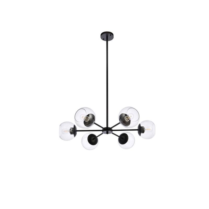 Brooke 30 inch Pendant with Clear Shade - N/A