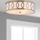 preview thumbnail 8 of 48, Elizabeth Metal LED Flush Mount, by JONATHAN Y