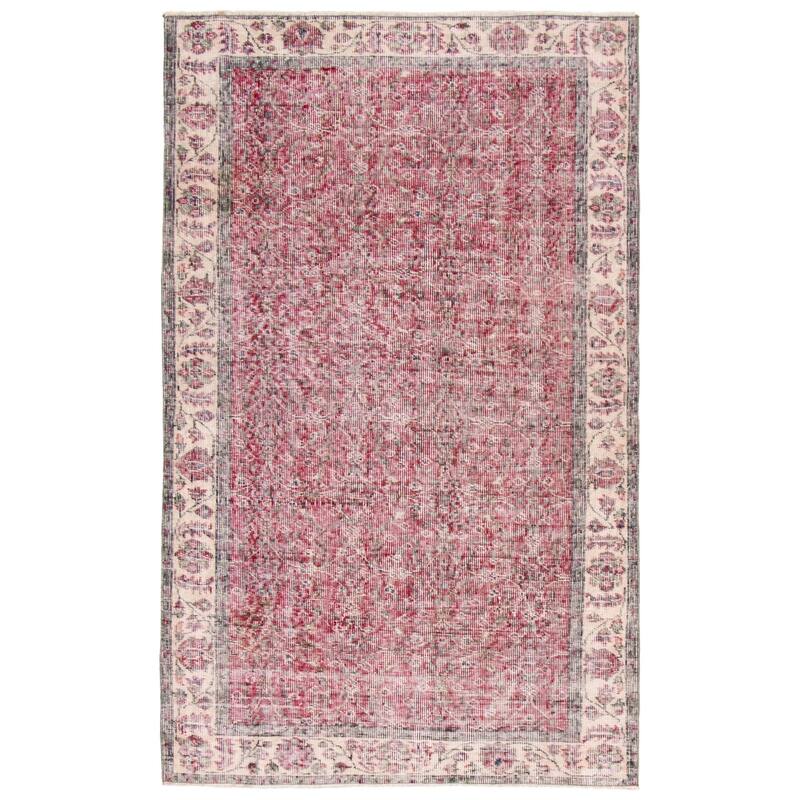 ECARPETGALLERY Hand-knotted Color Transition Dark Red Wool Rug - 3'10 x 6'4 - Dark Red - 3'10 x 6'4