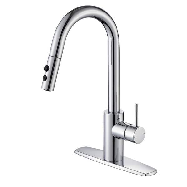 slide 2 of 47, Ultra Faucets Euro Collection Single-Handle Kitchen Faucet With Pull-Down Spray