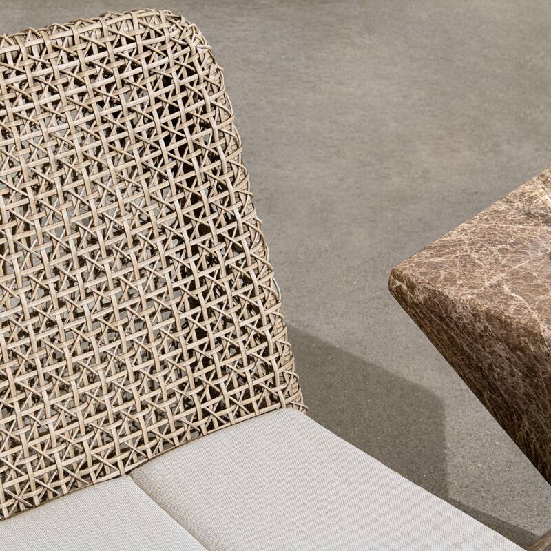 Classic Home Michelle Wicker Outdoor Accent Chair