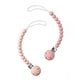 preview thumbnail 30 of 51, Baby Pacifier Clips, 100% Food Grade Silicone by Comfy Cubs Blush and Mauve