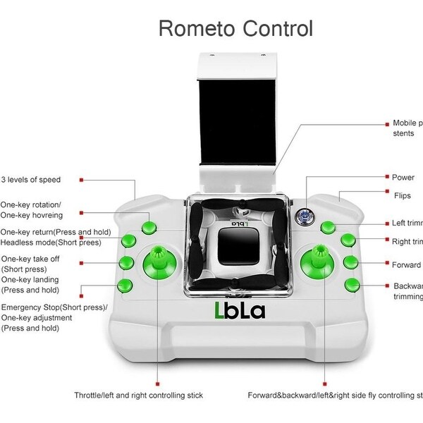 lbla mini foldable rc drone