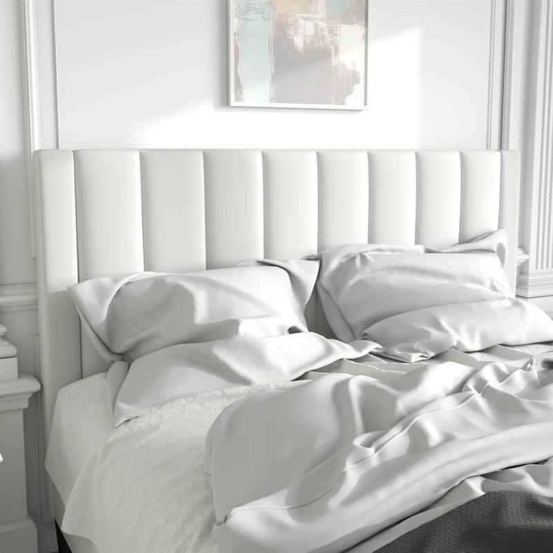 Velvet Upholstered Platform Bed Frame with Headboard
