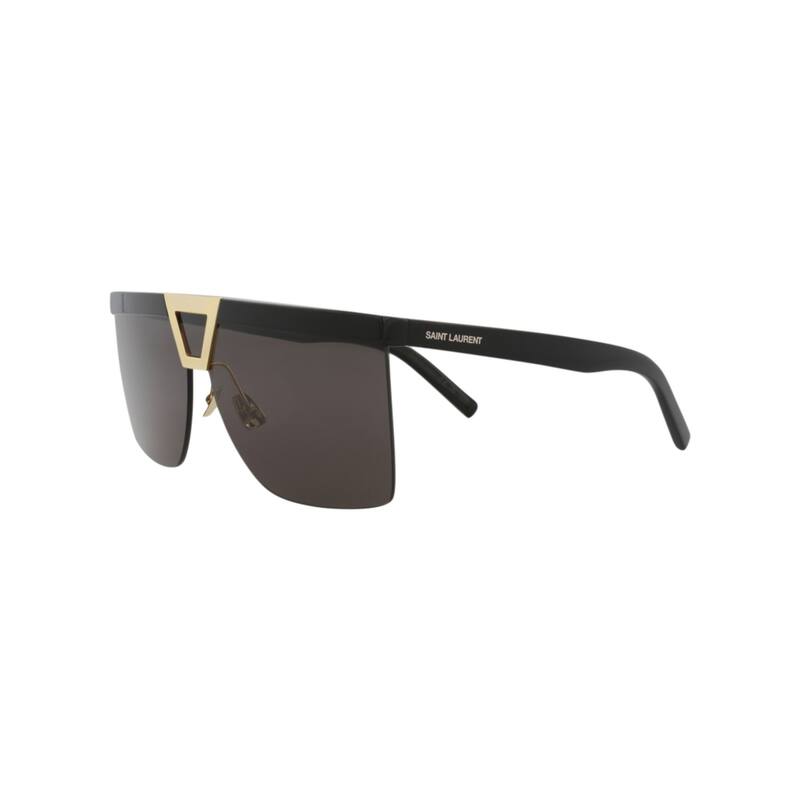 Saint Laurent Shield-Frame Acetate Sunglasses