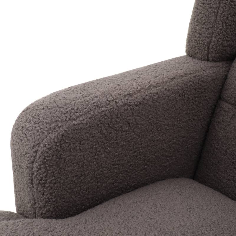 Nabo Modern Fabric Accent Chair with Cushion Back by Christopher Knight Home