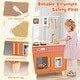 preview thumbnail 8 of 19, Costway Kids Play Kitchen with Microwave Stoves Rotation Knobs Ice - See Details