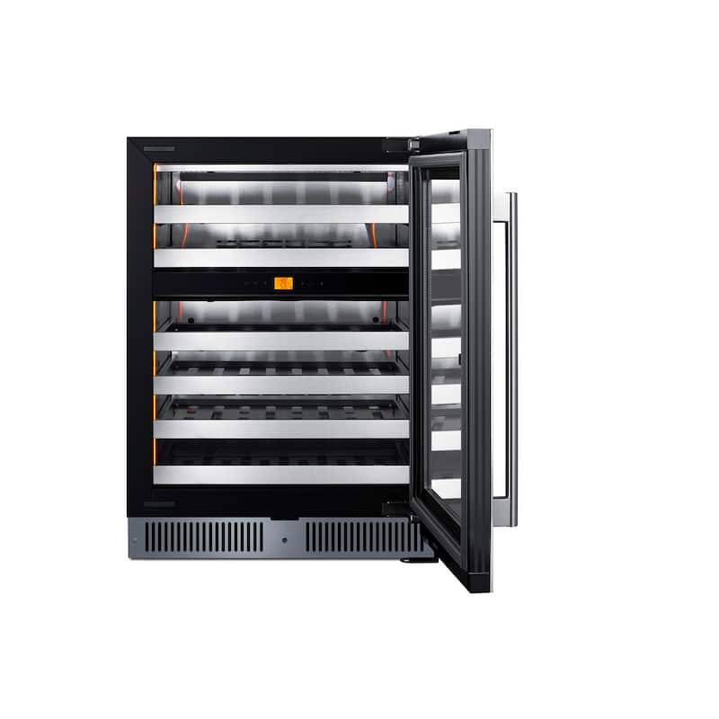 Summit CL244WC2 24" Wide 48 Bottle Capacity Built-In Wine Cooler with
