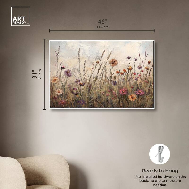 Vintage Blooms II Canvas by Art Remedy