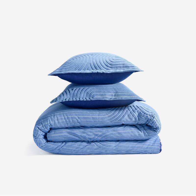 BEDGEAR Performance Duvet Cover and Sham Set - Moisture-Wicking Breathable Cooling Bedding