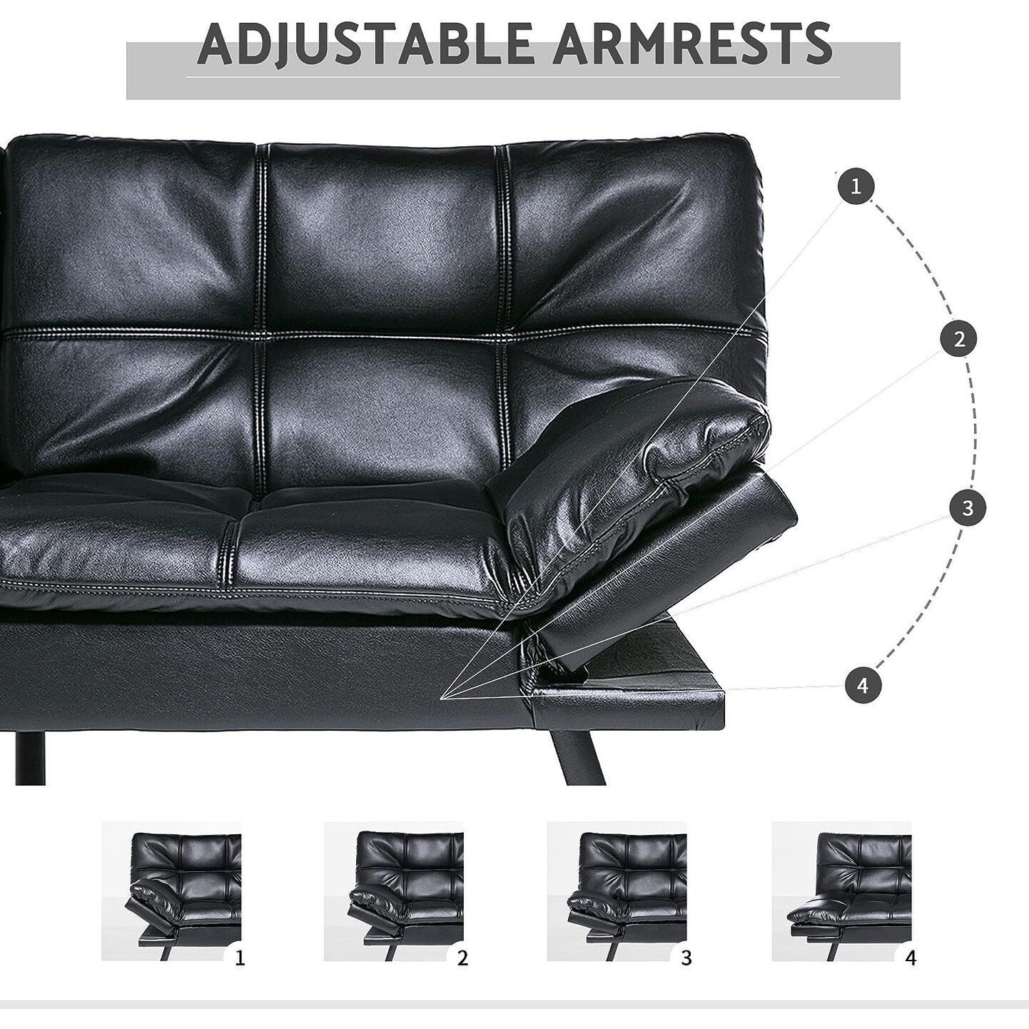 Convertible 2025 loveseat bed