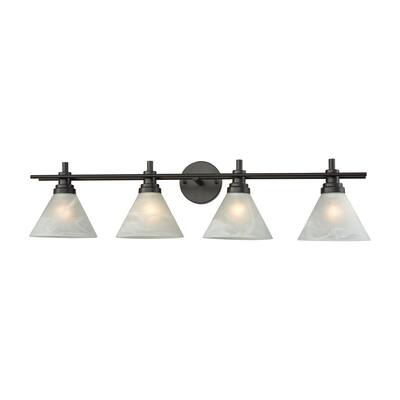 Elk Home Pemberton Oil Rubbed Bronze Glass Vanity Light