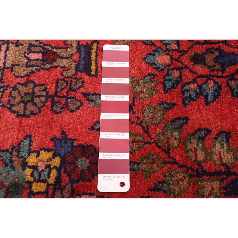 ECARPETGALLERY Hand-knotted Andelz Light Red Wool Rug - 2'8 x 9'9