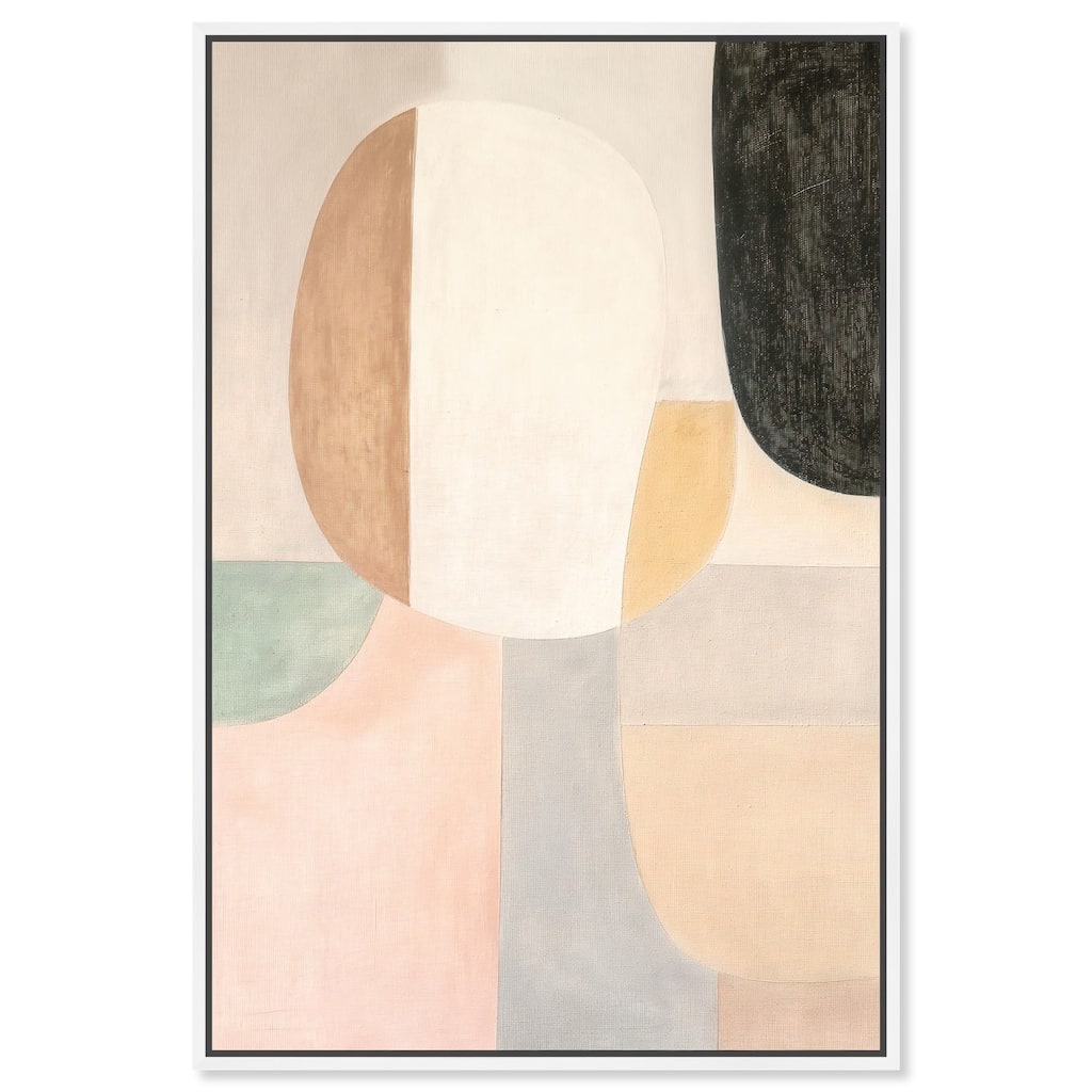 Soft Cubism I Canvas by Art Remedy