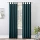 preview thumbnail 10 of 68, Sun Zero Hayden Energy Saving Blackout Tab Top Curtain Panel, Single Panel 40x84 - Teal
