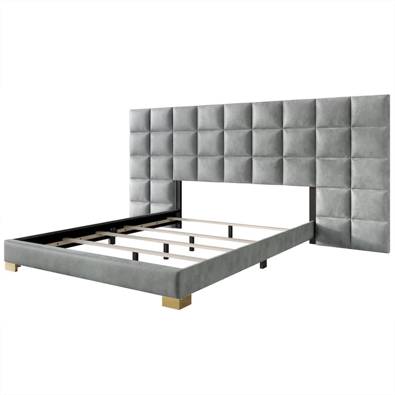 CraftPorch Mid-Century Modern Wall Panel Bedroom Set