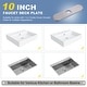 preview thumbnail 28 of 30, WOWOW Stainless Steel Kitchen Sink Faucet Hole Cover Deck Plate