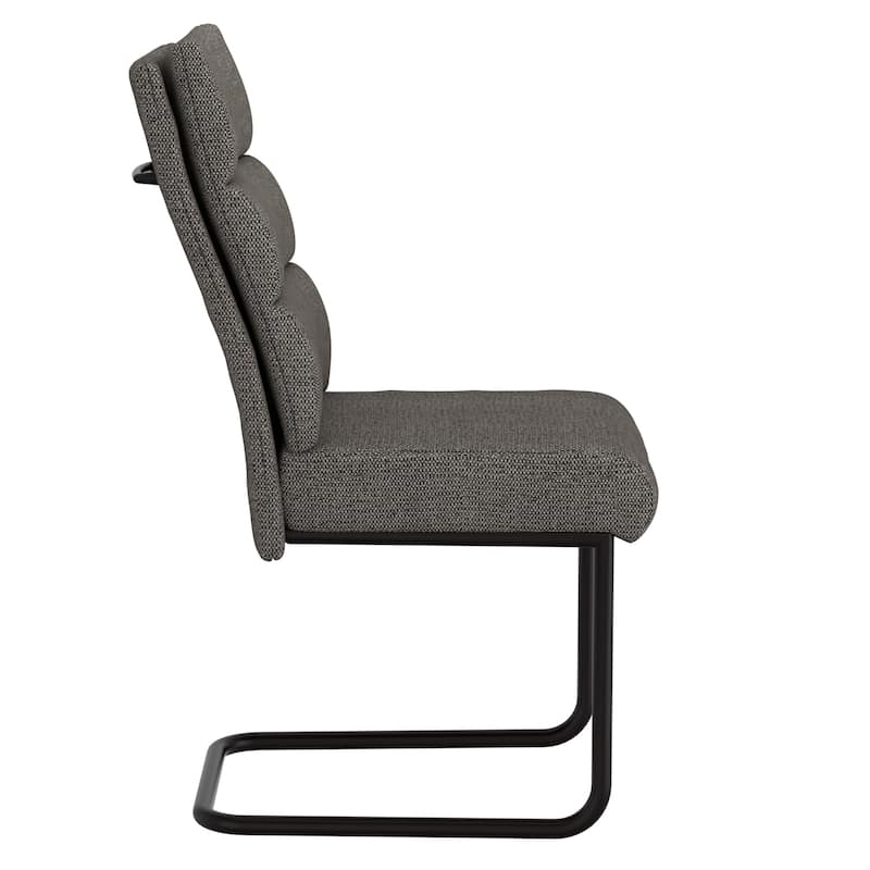 Modern Fabric & Metal Dining Chair, Set of 4