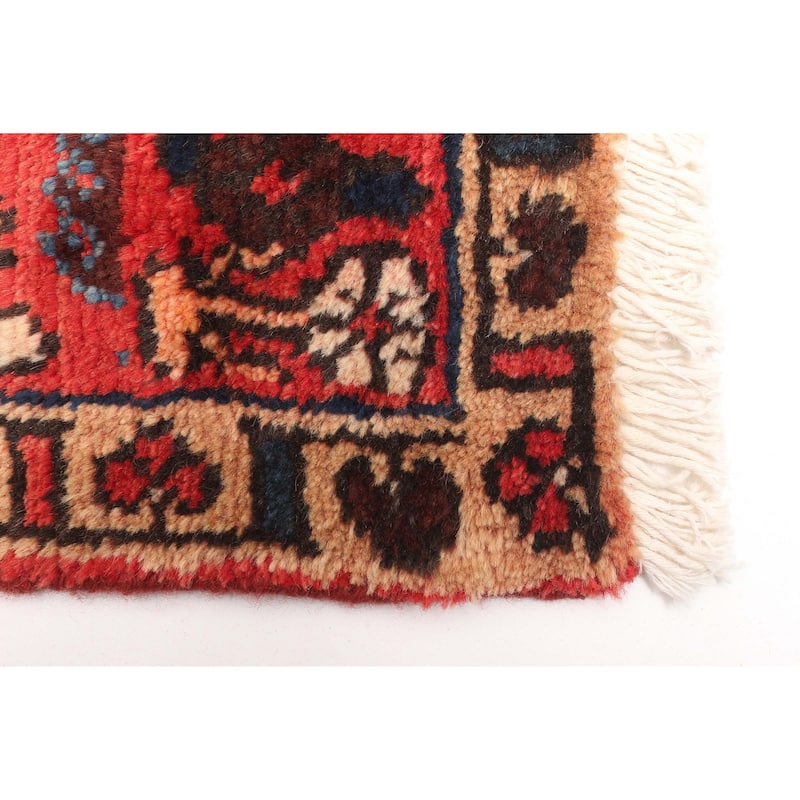 ECARPETGALLERY Hand-knotted Andelz Navy Wool Rug - 3'7 x 9'8