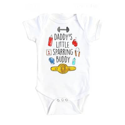 Boxing Sparring 4 - Baby Boy Girl Clothes Infant Bodysuit Funny Cute Newborn