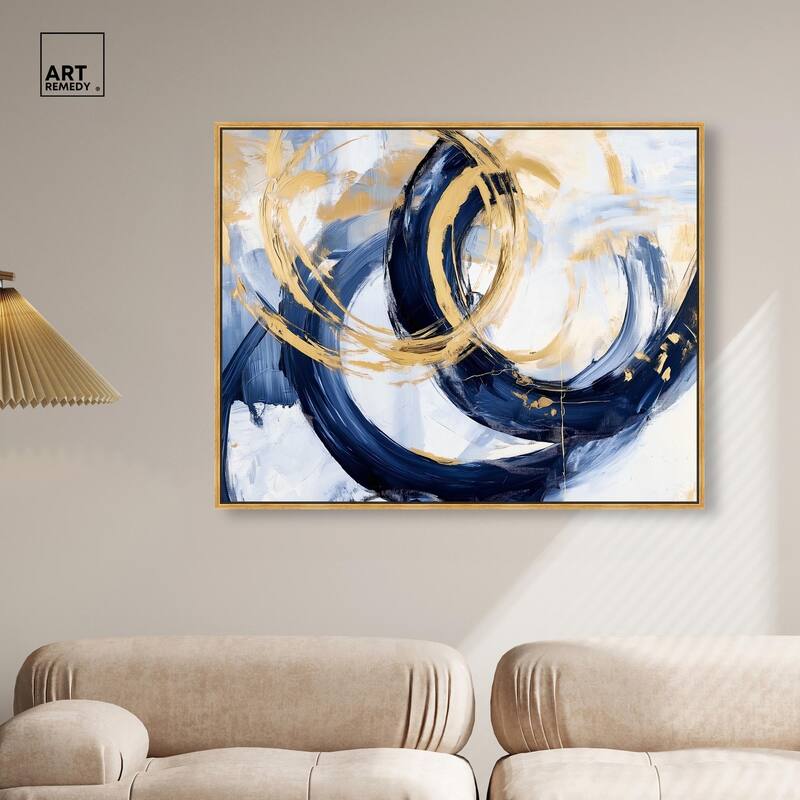 Bold Whirl I Canvas by Art Remedy