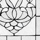 preview thumbnail 10 of 12, River of Goods 20-Inch Floral Clear Glass Window Panel - 12" x 0.25" x 20"
