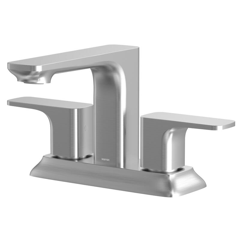 Karran Venda KBF516 2-Handle Two Hole Centerset Faucet Bathroom Faucet with Matching Pop-up Drain