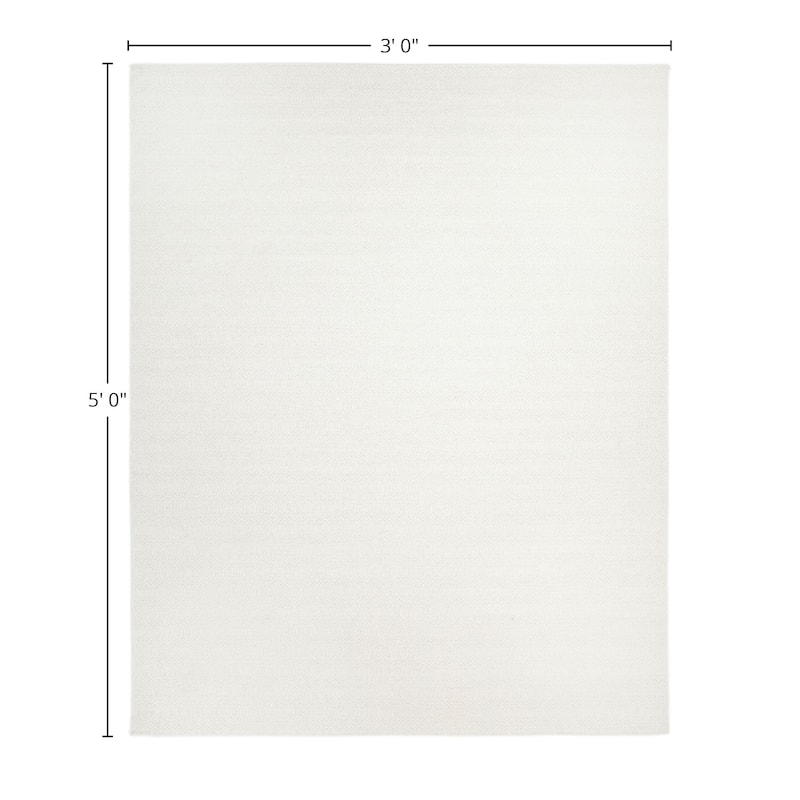Overton Handmade Modern Contemporary Geometric Area Rug