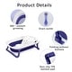 preview thumbnail 3 of 5, Portable-Foldable Multifunctional Baby Bathtub with Newborn Cushion and Anti-skid Pad - 29.9”L x 18.5”W x 8.2”H