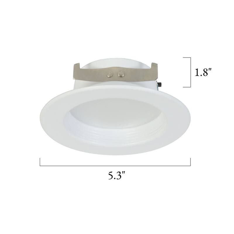 Flush Mount Round Ceiling Light 7.4" Wide 5CCT Dimmable Recessed Lighting