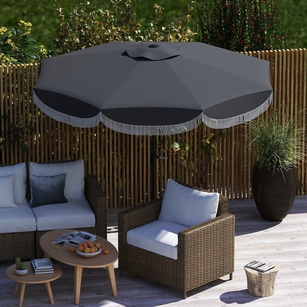 christmas tree shop patio umbrella lights String Lights for Metal Patio Umbrella 9ft/10ft 8-Rib