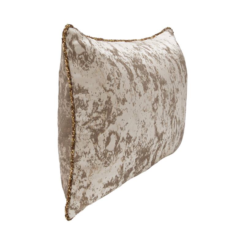 Villa by Classic Home Mica Woven Fabric Throw Pillow