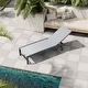preview thumbnail 19 of 73, Outdoor All-Weather Patio Chaise Lounge Chairs Sun Lounger with Adjustable Backrest