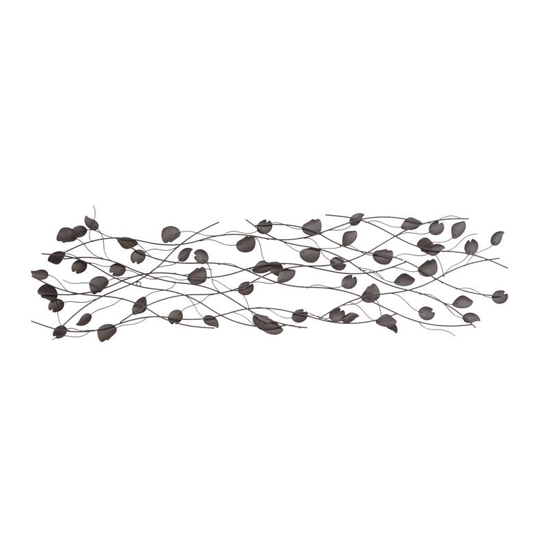 Metal Leaf Wall Decor - Gold - Roche River Decor