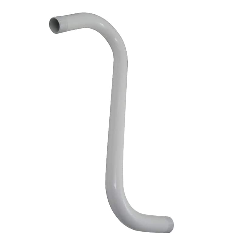 Kingston Brass Showerscape 10-Inch S-Shape Shower Arm - Polished Nickel