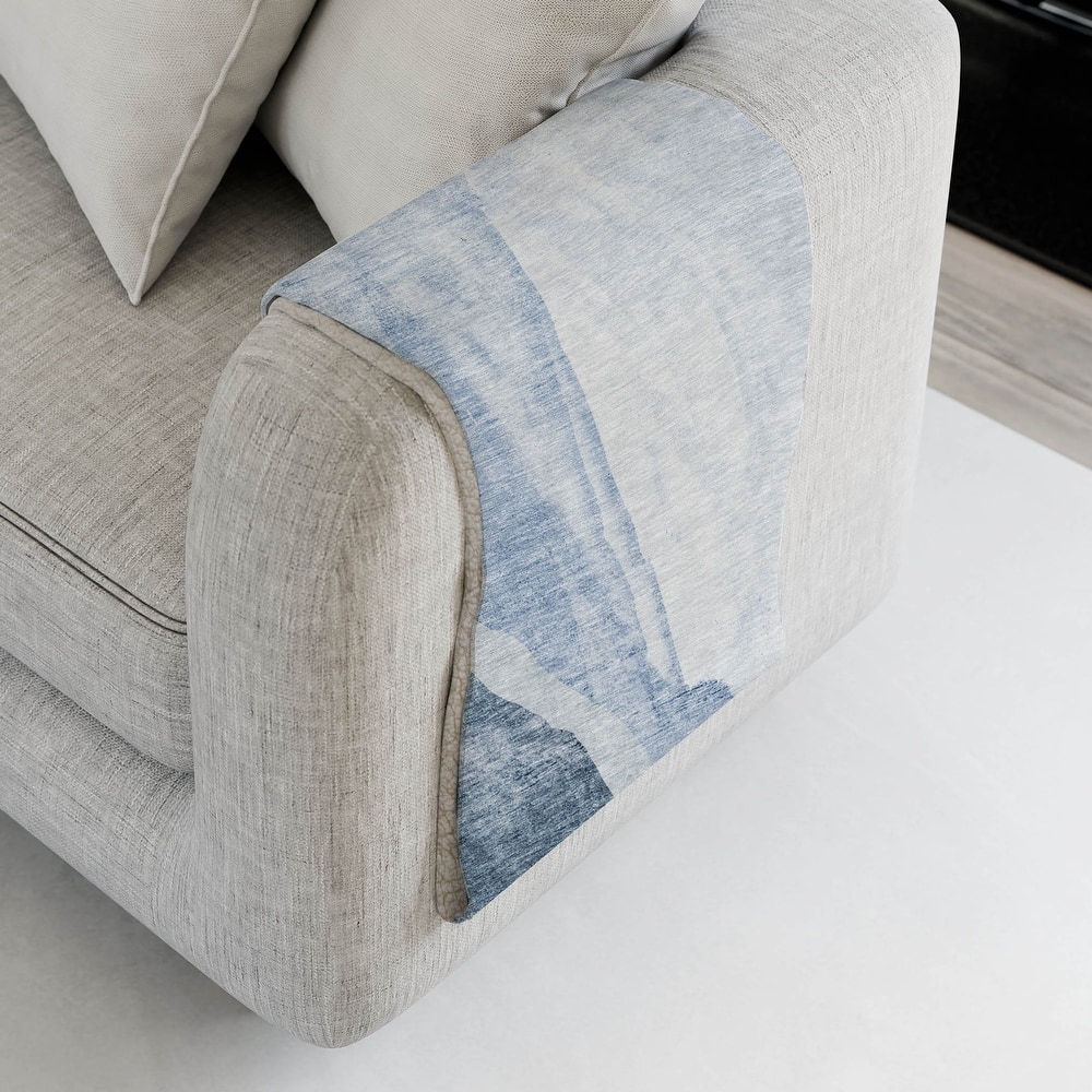 Premium Machine Washable Casual Contemporary Sherpa Throw Blanket