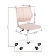 preview thumbnail 19 of 91, HomyLin Armless Swivel Kids Desk Chair with Mesh Padded Seating