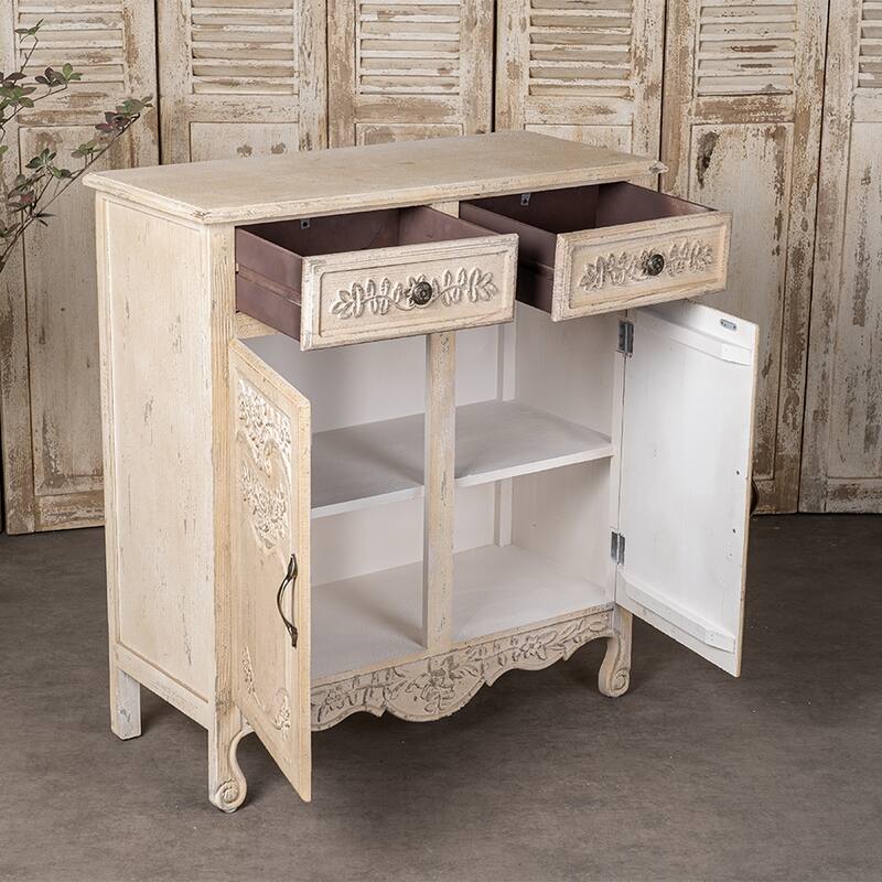 Vintage Carved Cabinets Wooden