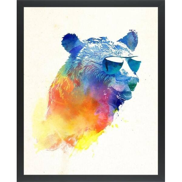 Shop Easy Art Prints Robert Farkas S Sunny Bear Premium Canvas