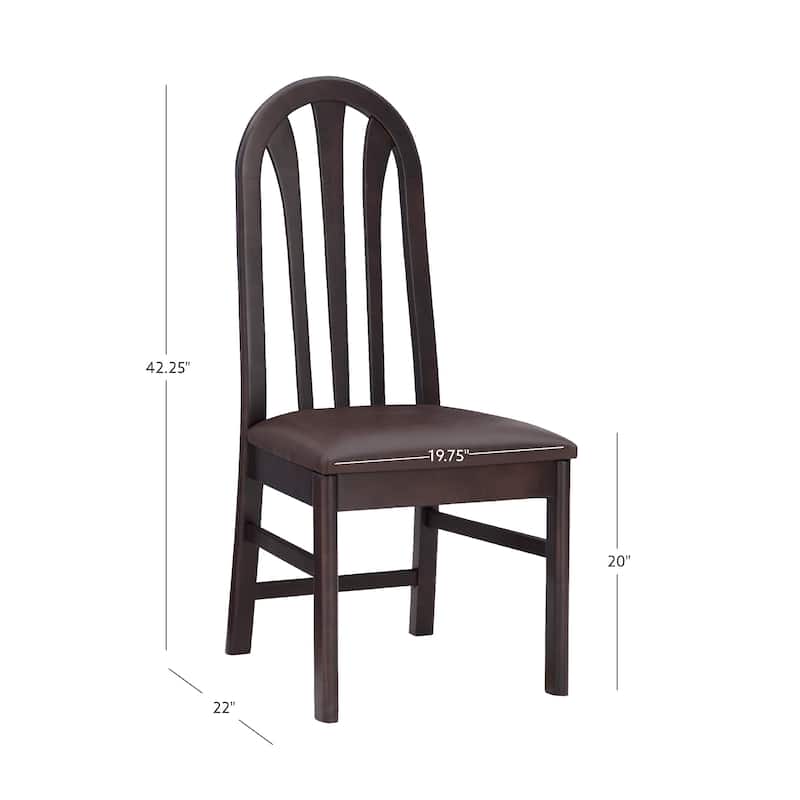 Linon Tawny Beechwood Farmhouse Dining Chair (Set of 2)