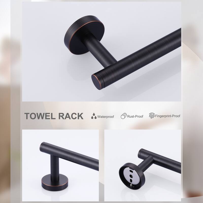 WOWOW 3-Pieces Bathroom Hardware Set
