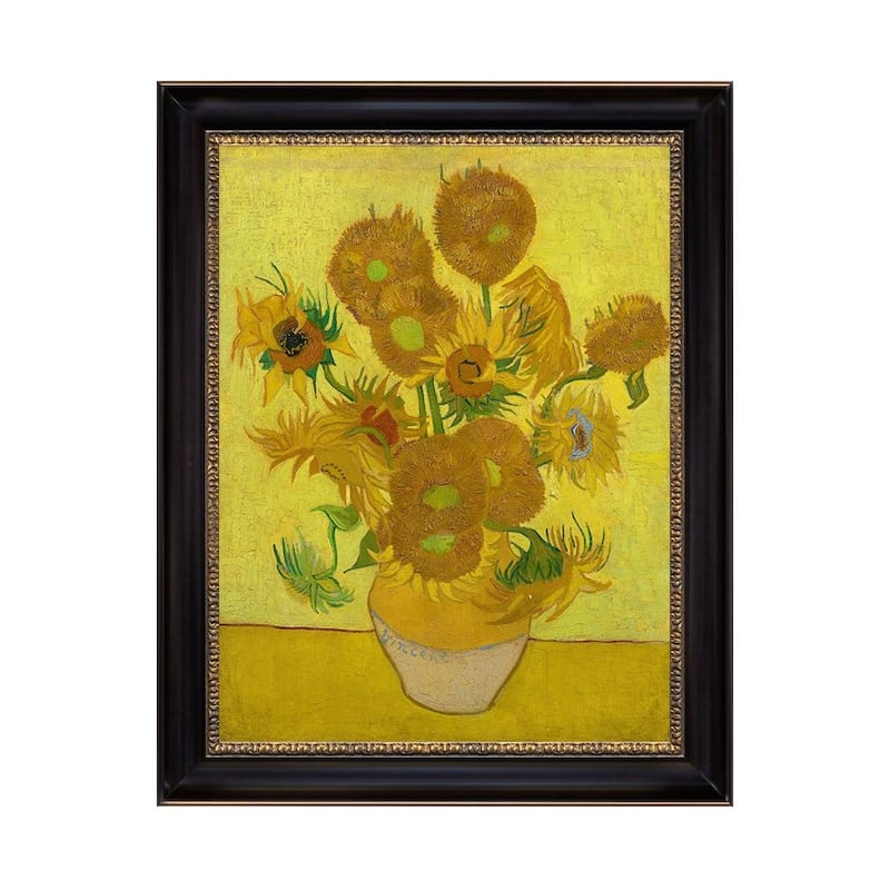 Vase with Fifteen SunFlowers by Vincent Van Gogh 1889 Oil Painting