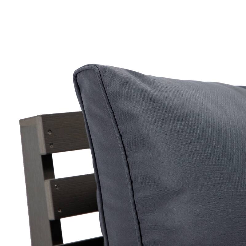 Alpine Modern Outdoor Upholstered Accent Chair - Lounge Armchair with Removable Cushions for Living Room