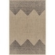 preview thumbnail 2 of 5, Minata Recycled Bohemian Border Washable Area Rug