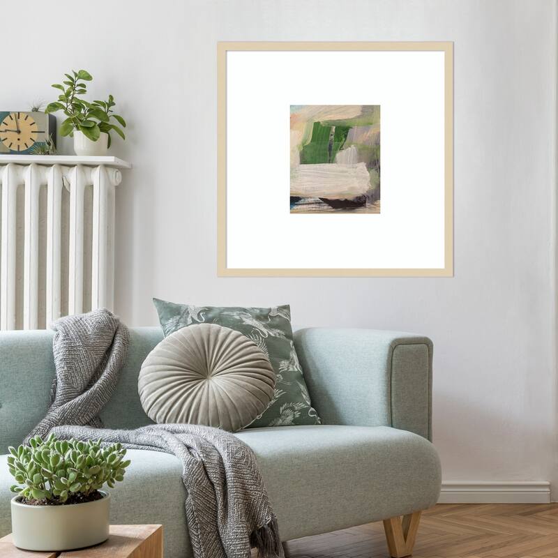 Bocci No. 2 by Hope Bainbridge Wood Framed Wall Art Print - Svelte Natural