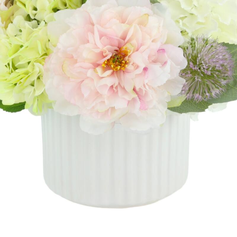 Traditional Arrangement with Hydrangeas and Peonies