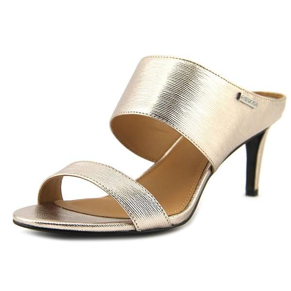 calvin klein gold heels