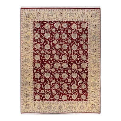 Overton Hand Knotted Wool Vintage Inspired Traditional Mogul Re Area Rug - 9 x 12